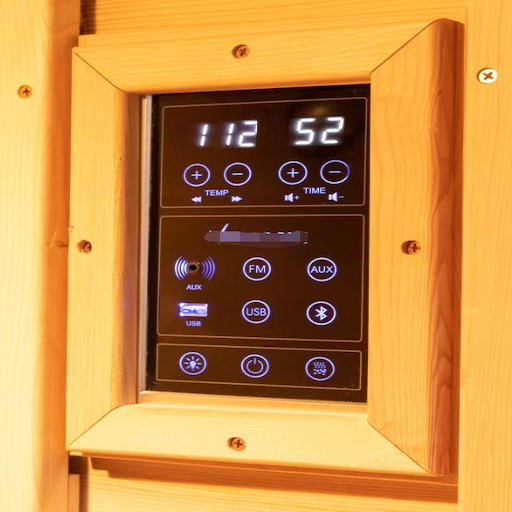 SAUNA EVOLUTION®  Low EMF Indoor Wood Sauna With Carbon Panel Far Infrared 16