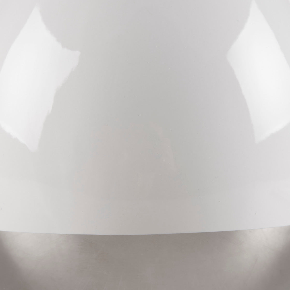 2-Tone Ceramic Table Lamp Set of 2 White/Silver See below