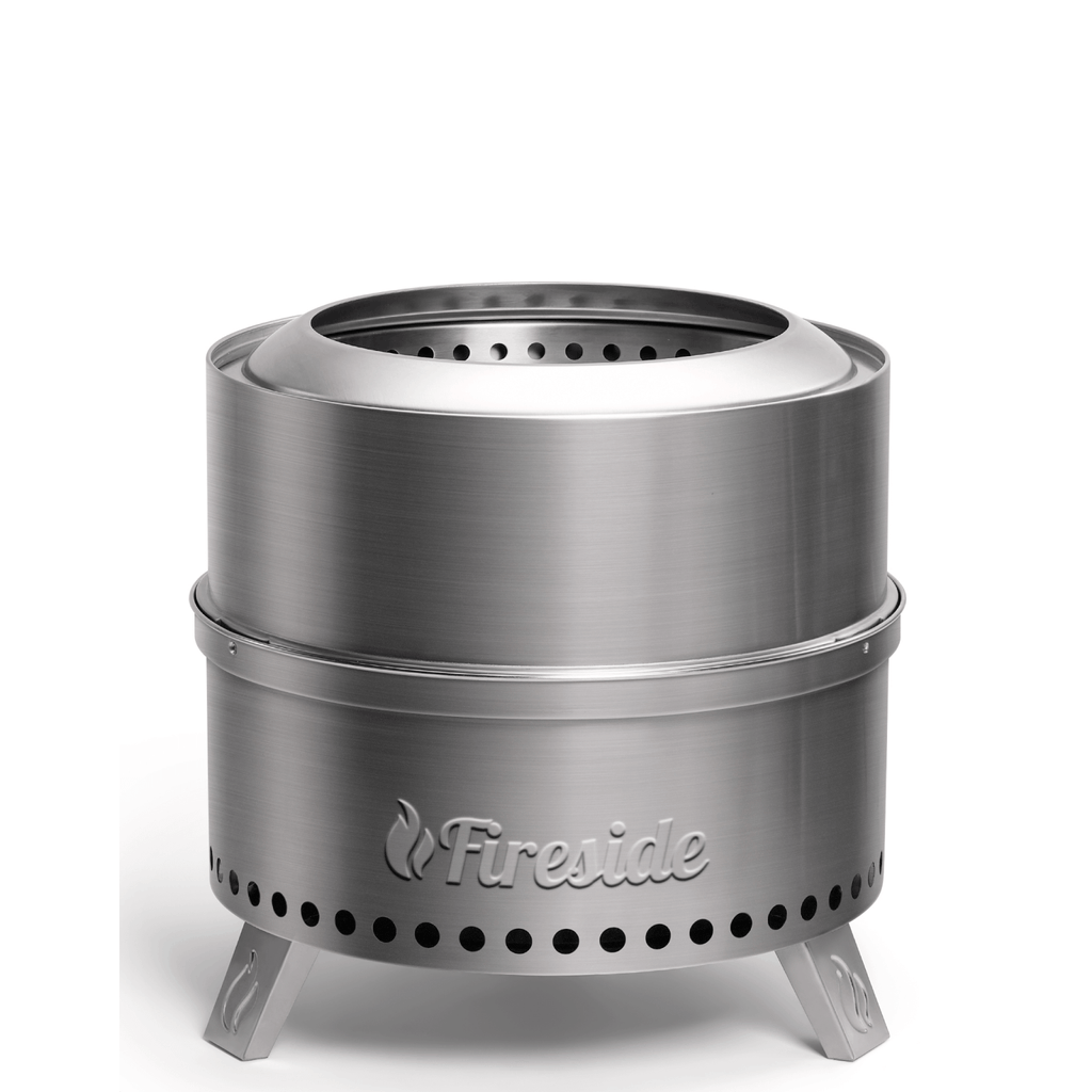 Pluto R19-SS Smokeless Outdoor Fire Pit -  Stainless Steel