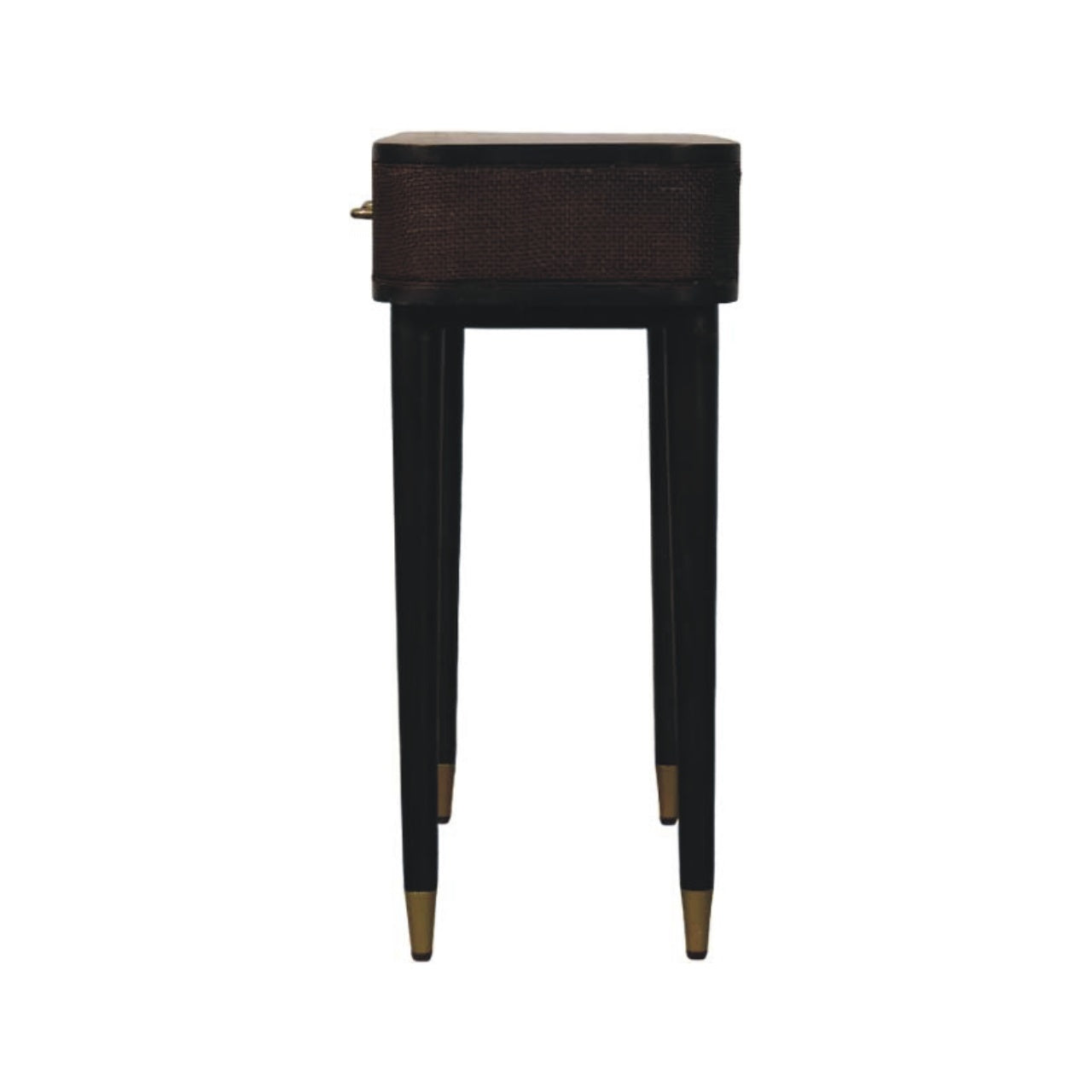 Solid Wood Belmont Console Table,Brown,2-Drawers