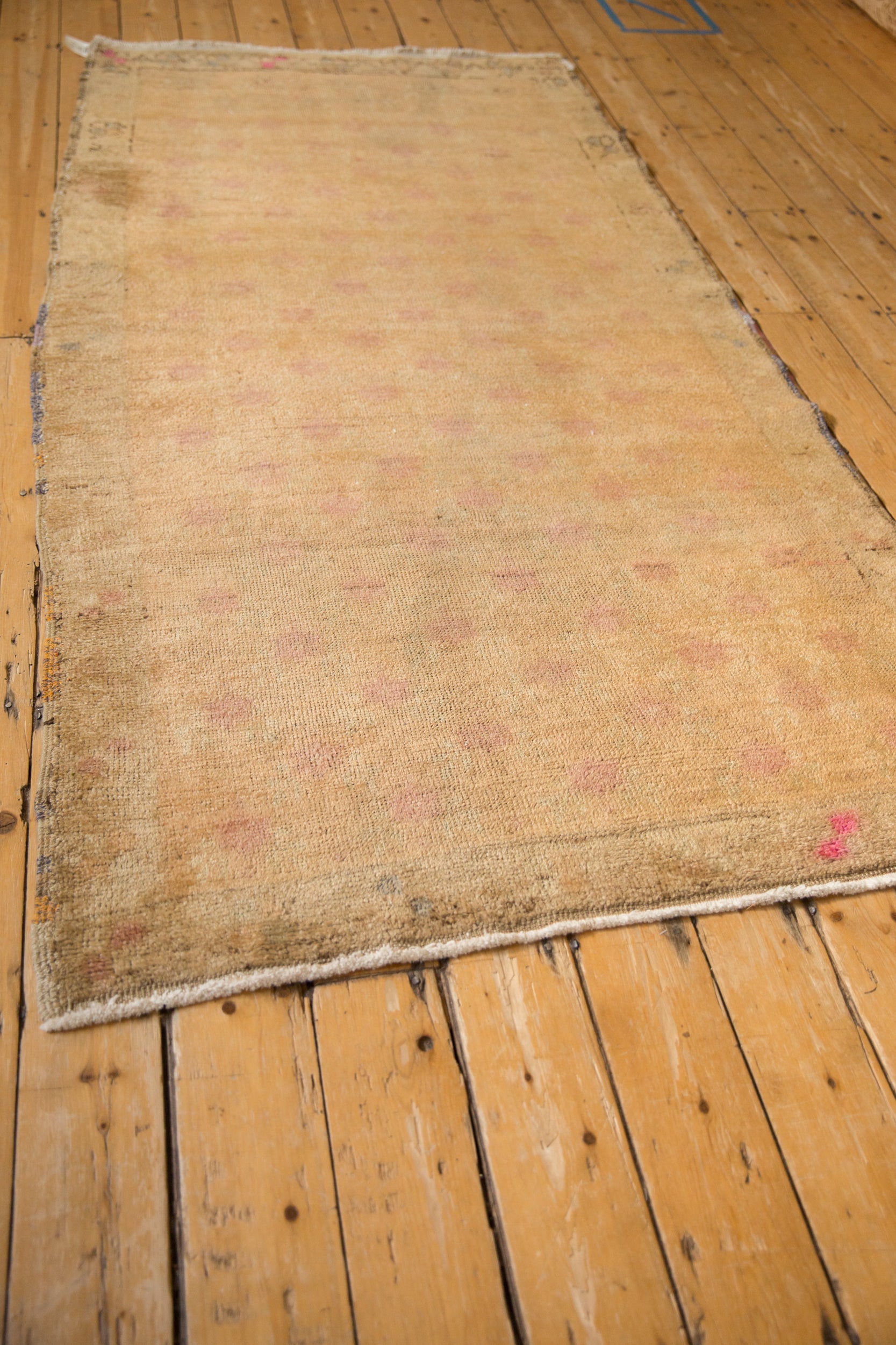 4x8.5 Vintage Distressed Oushak Rug Runner