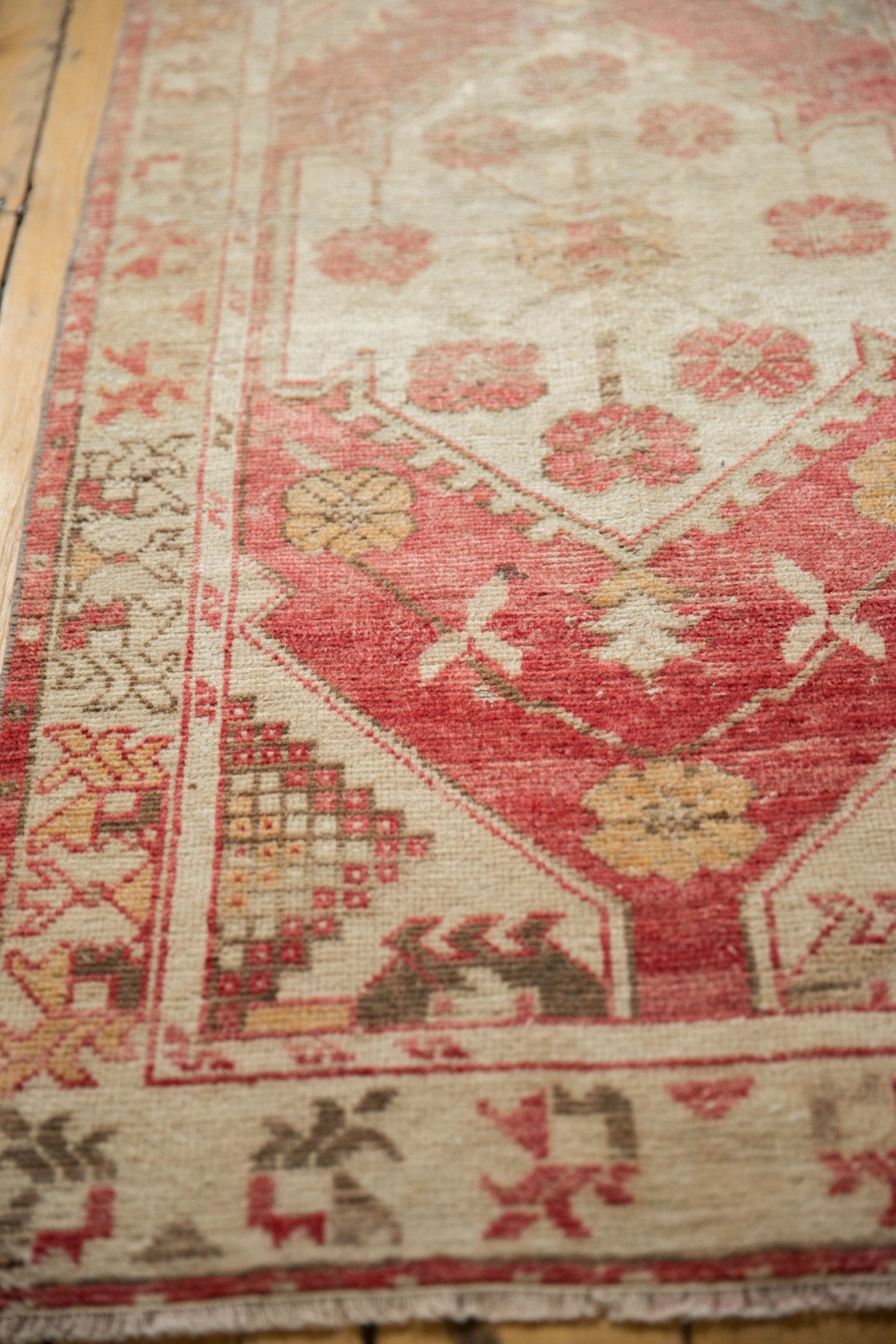 2.5x11 Vintage Distressed Oushak Rug Runner