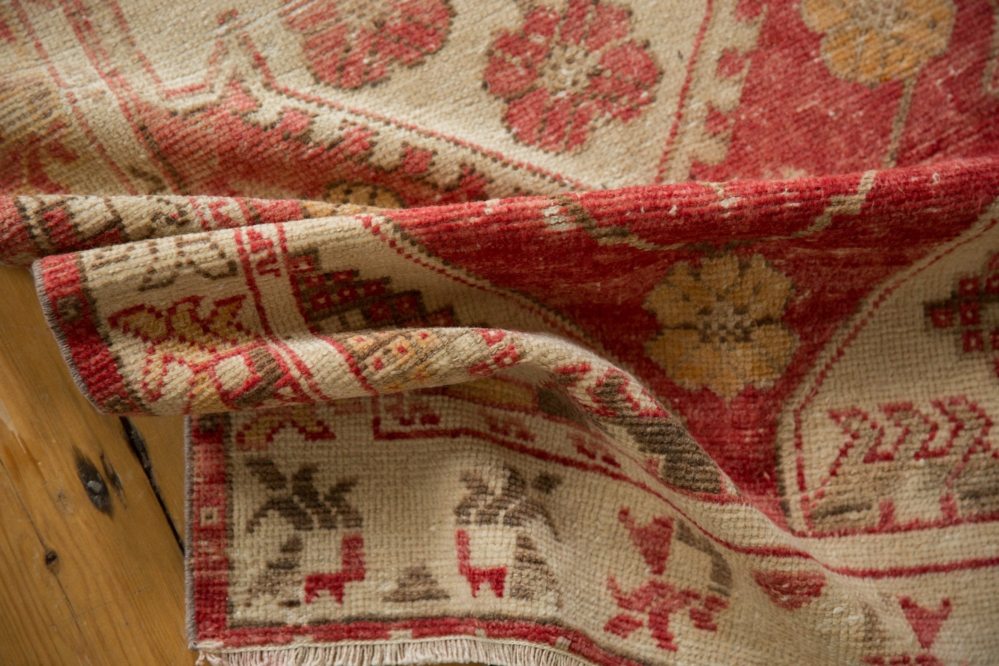 2.5x11 Vintage Distressed Oushak Rug Runner