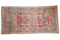 4.5x9.5 Vintage Distressed Oushak Rug Runner