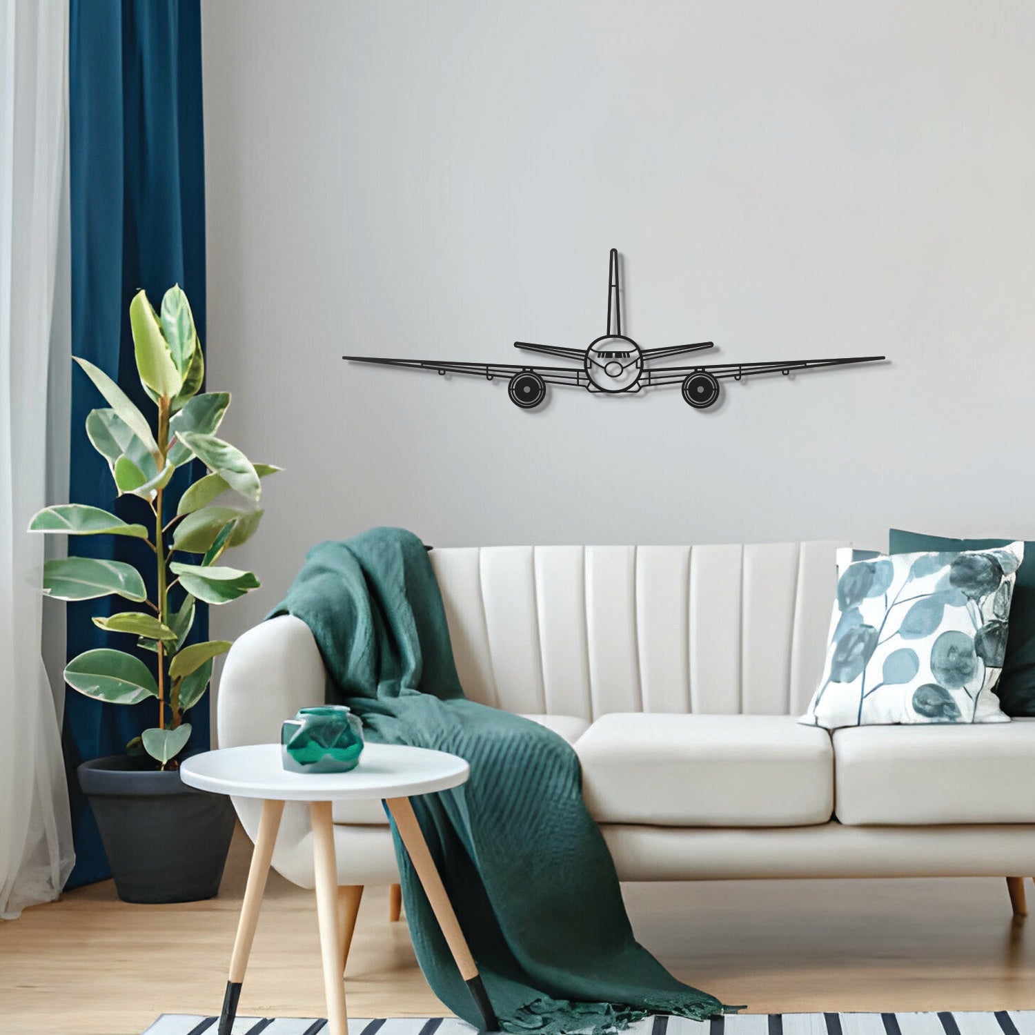 777 Front Metal Aircraft Wall Art - NCP0361