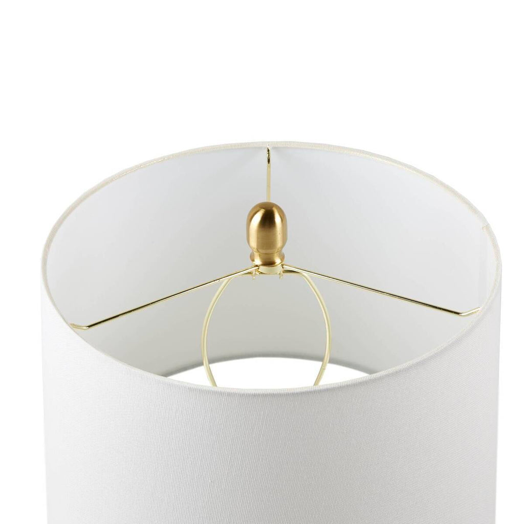 Faceted Blue Glass Table Lamp Blue See below