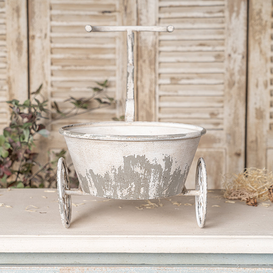 Rustic Bicycle Metal Wire Wall Planter Basket, Decorative Hanging Flower Pots, Vintage Bicycle Wall Art for Home, Garden, and Office Decor