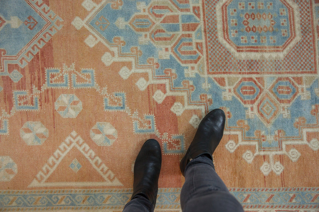 6x10 Vintage Distressed Oushak Carpet
