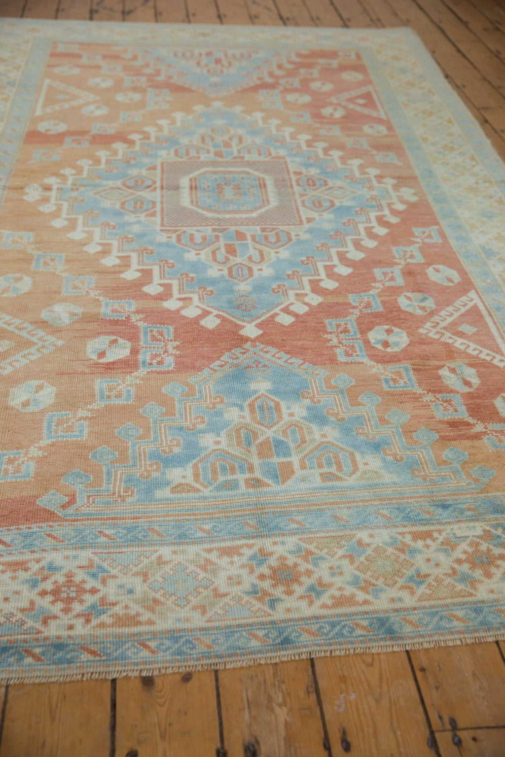 6x10 Vintage Distressed Oushak Carpet