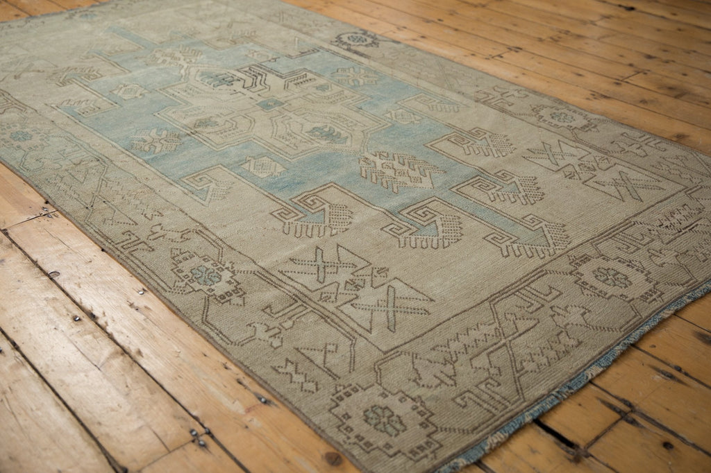 4.5x8.5 Vintage Distressed Oushak Rug