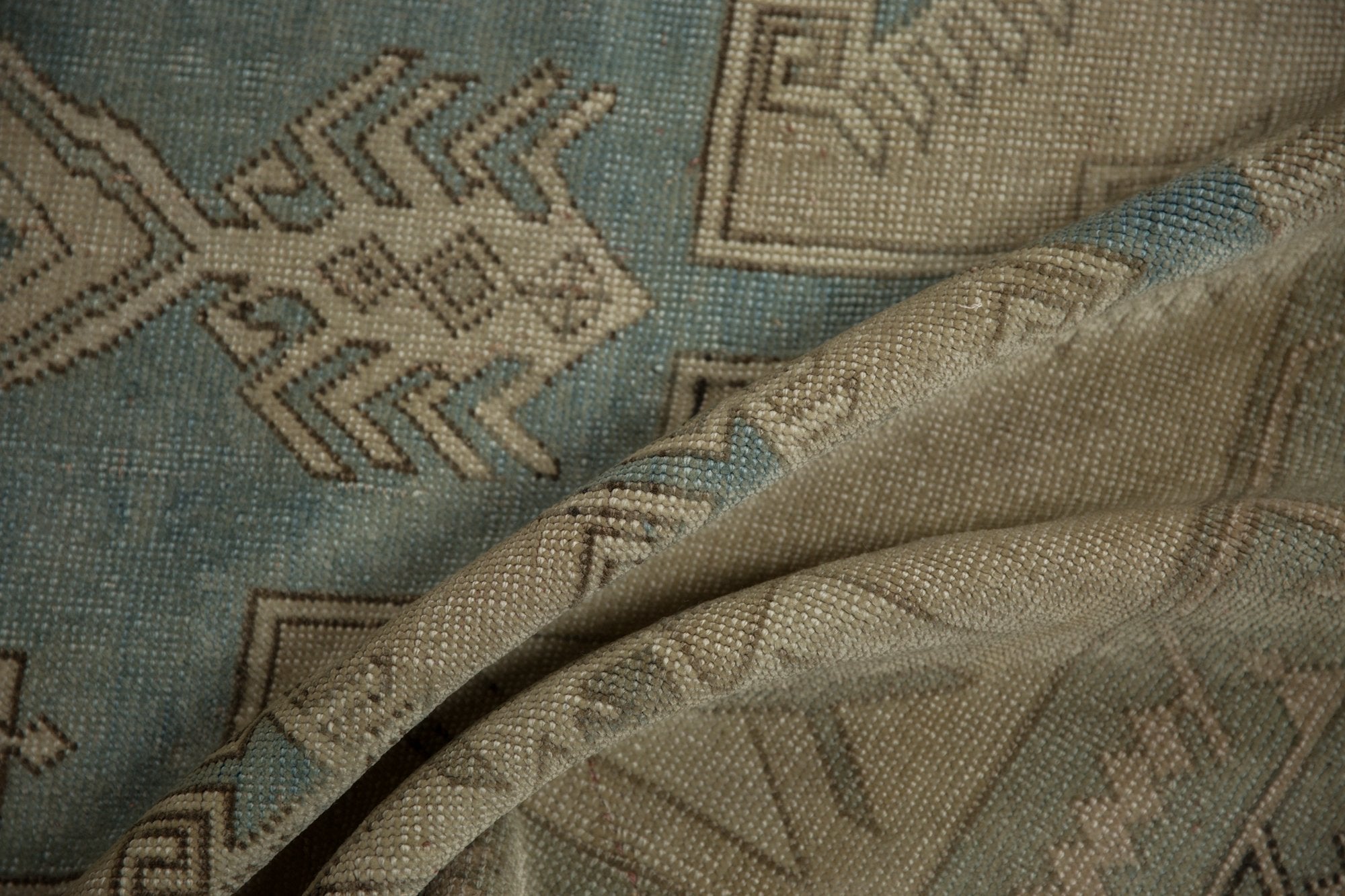 4.5x8.5 Vintage Distressed Oushak Rug