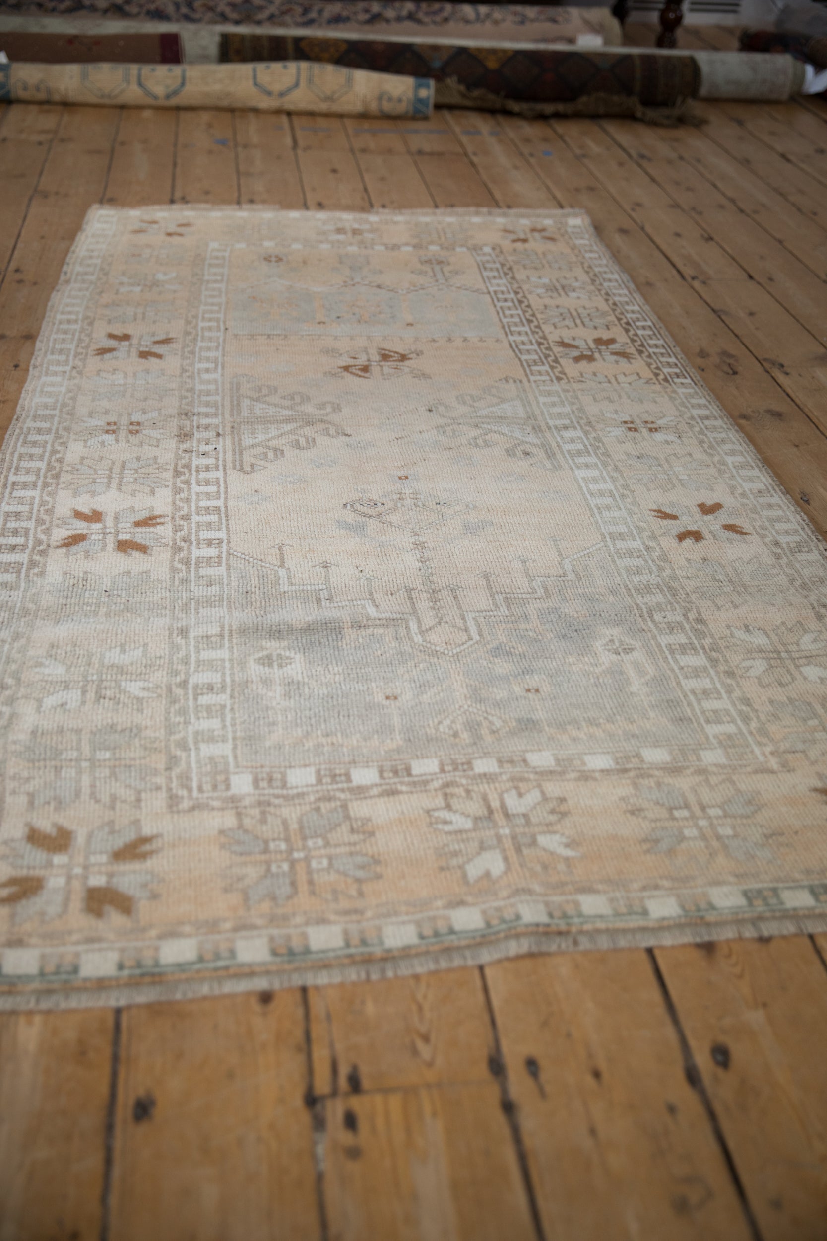 3.5x6 Vintage Distressed Oushak Rug