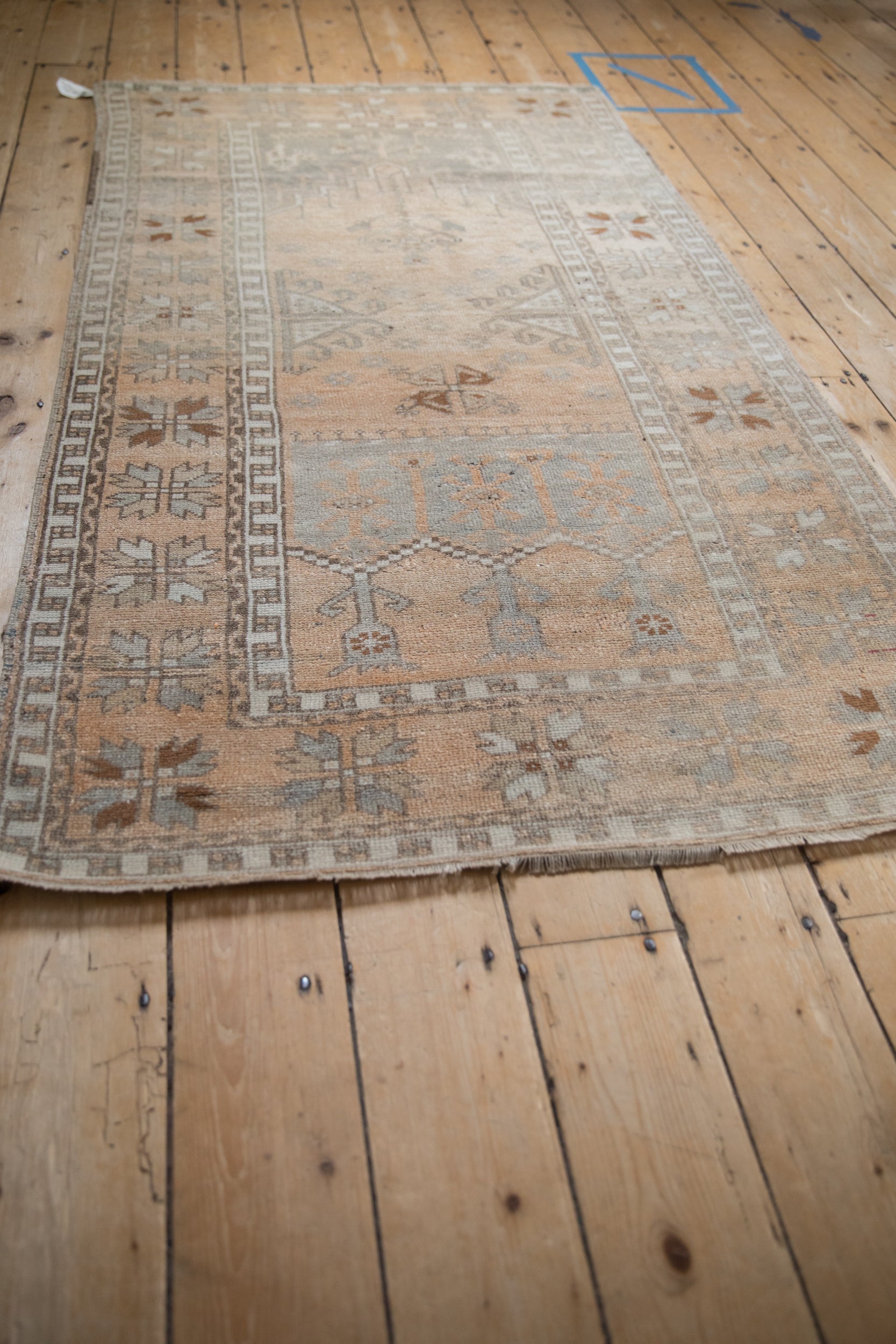 3.5x6 Vintage Distressed Oushak Rug