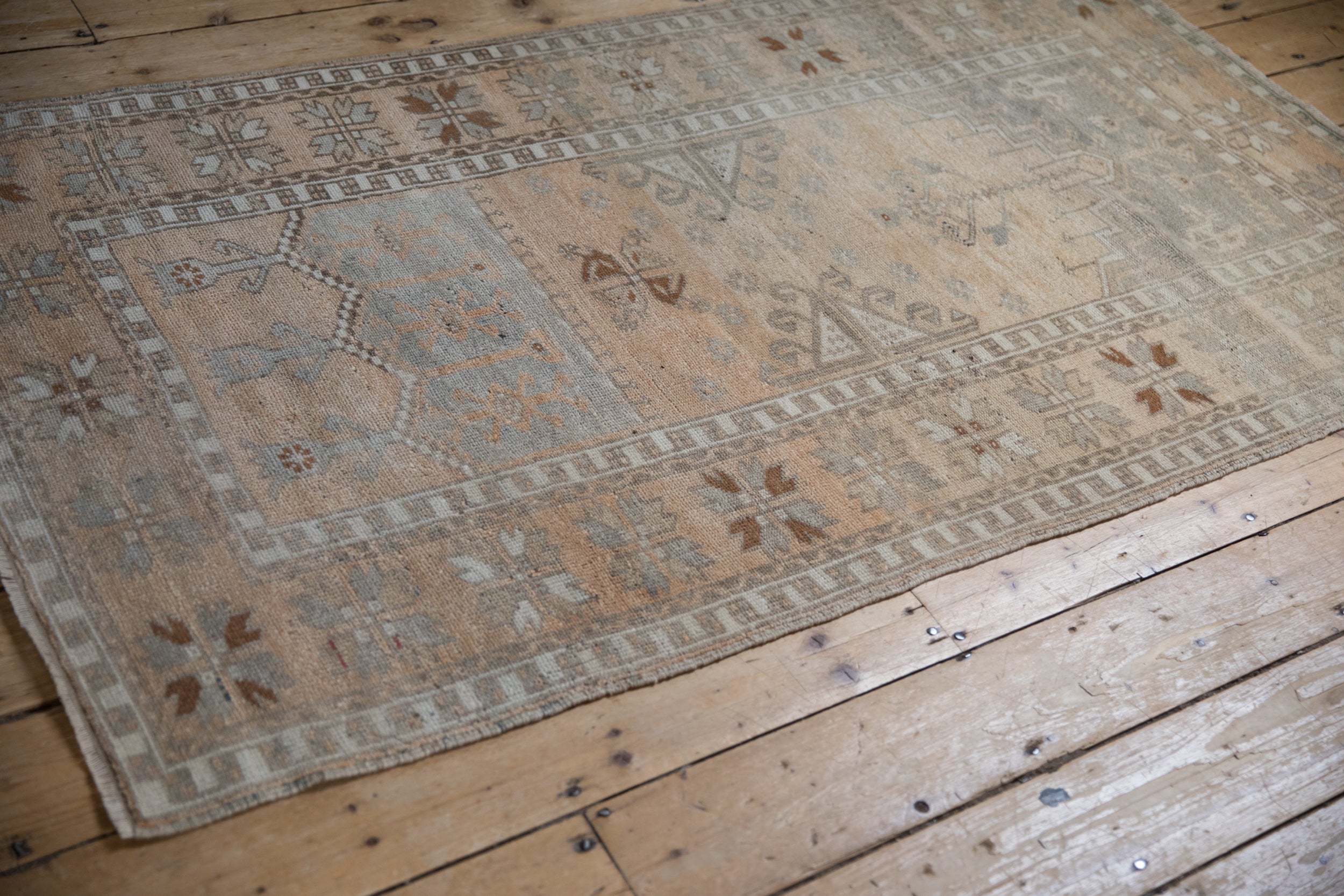 3.5x6 Vintage Distressed Oushak Rug