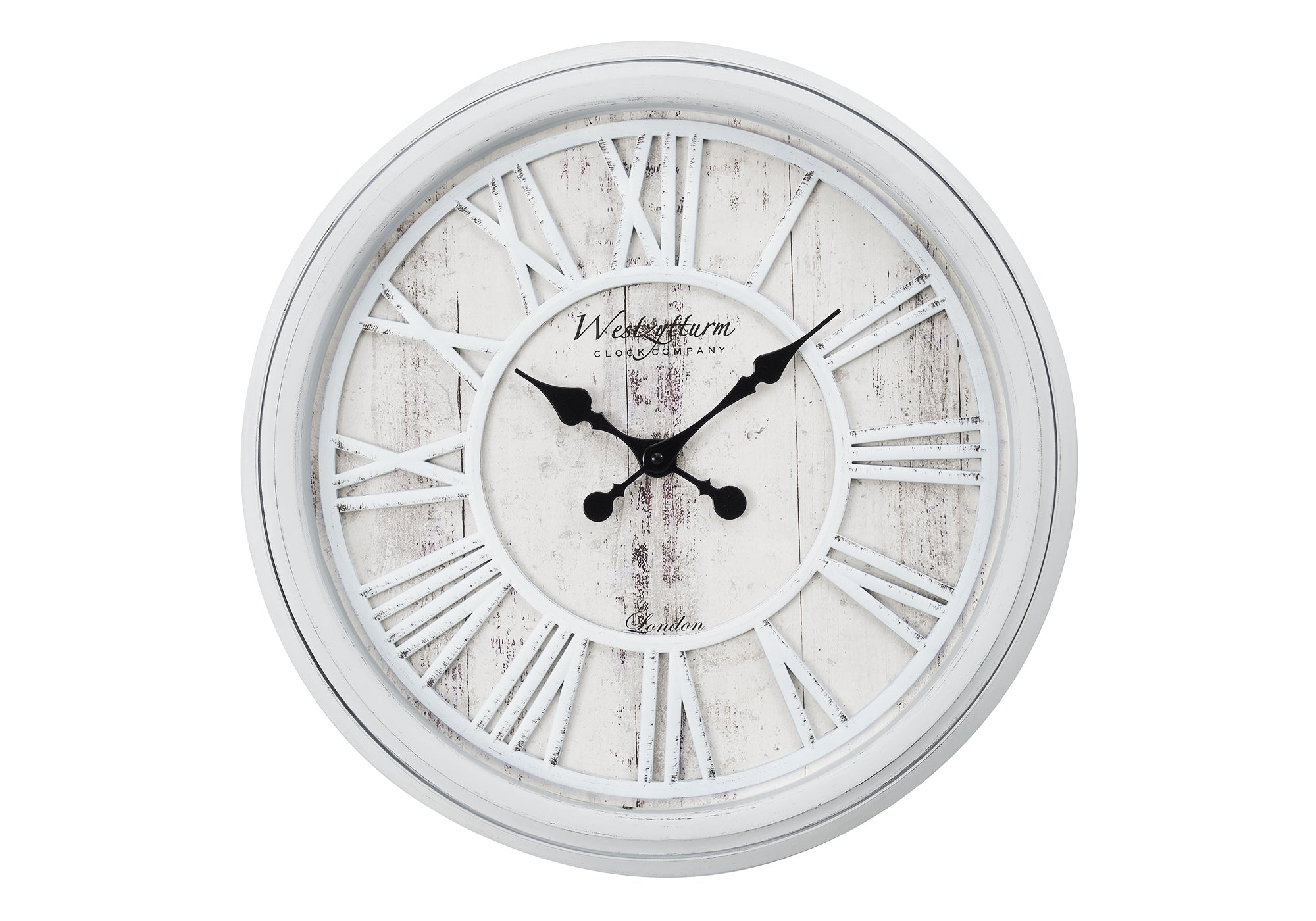 Clocks, 20' Round, Wall Clock, Grey, Transitional