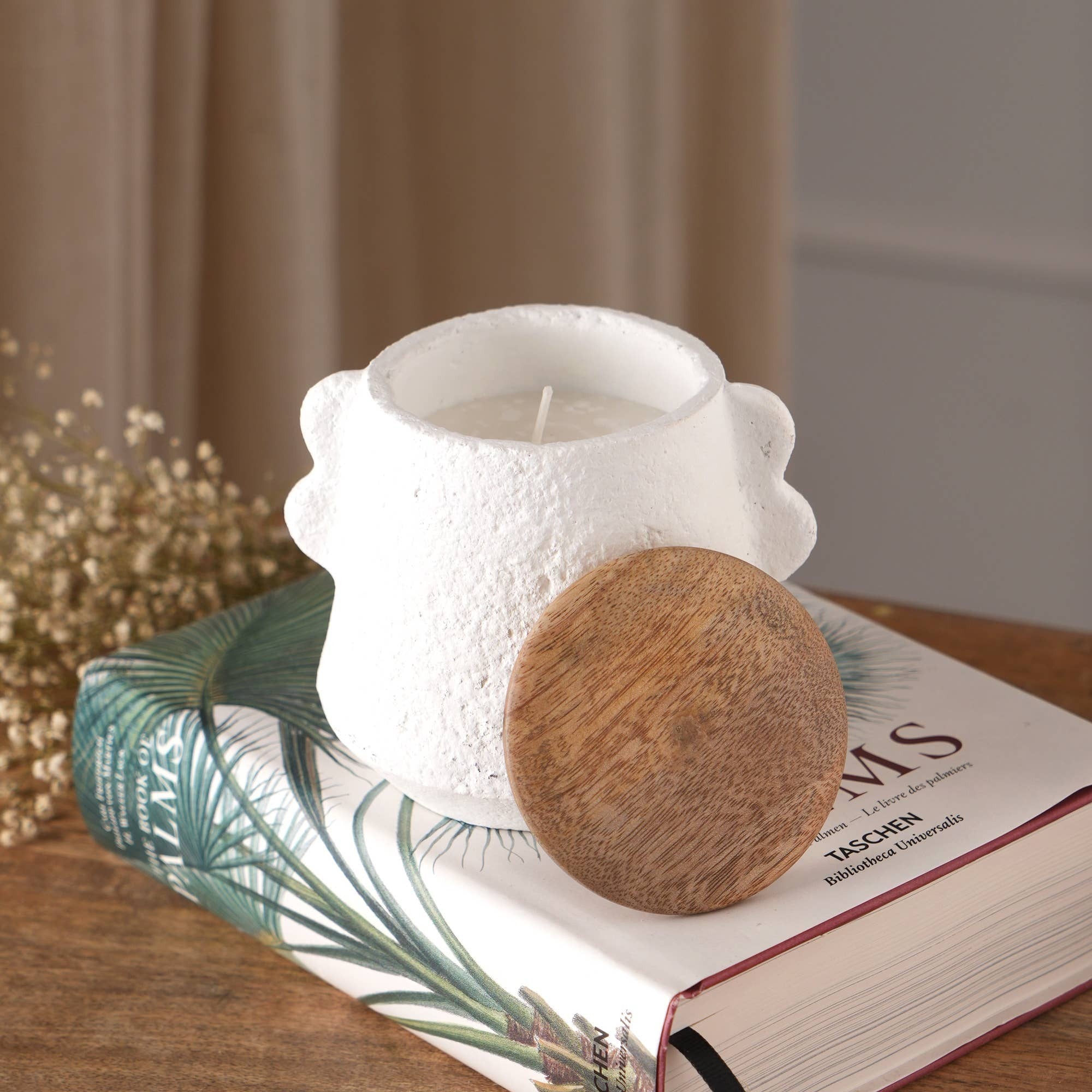 Jar Candle  Ecomix Wax Fill With Wooden Lid - Mimosa 8oz