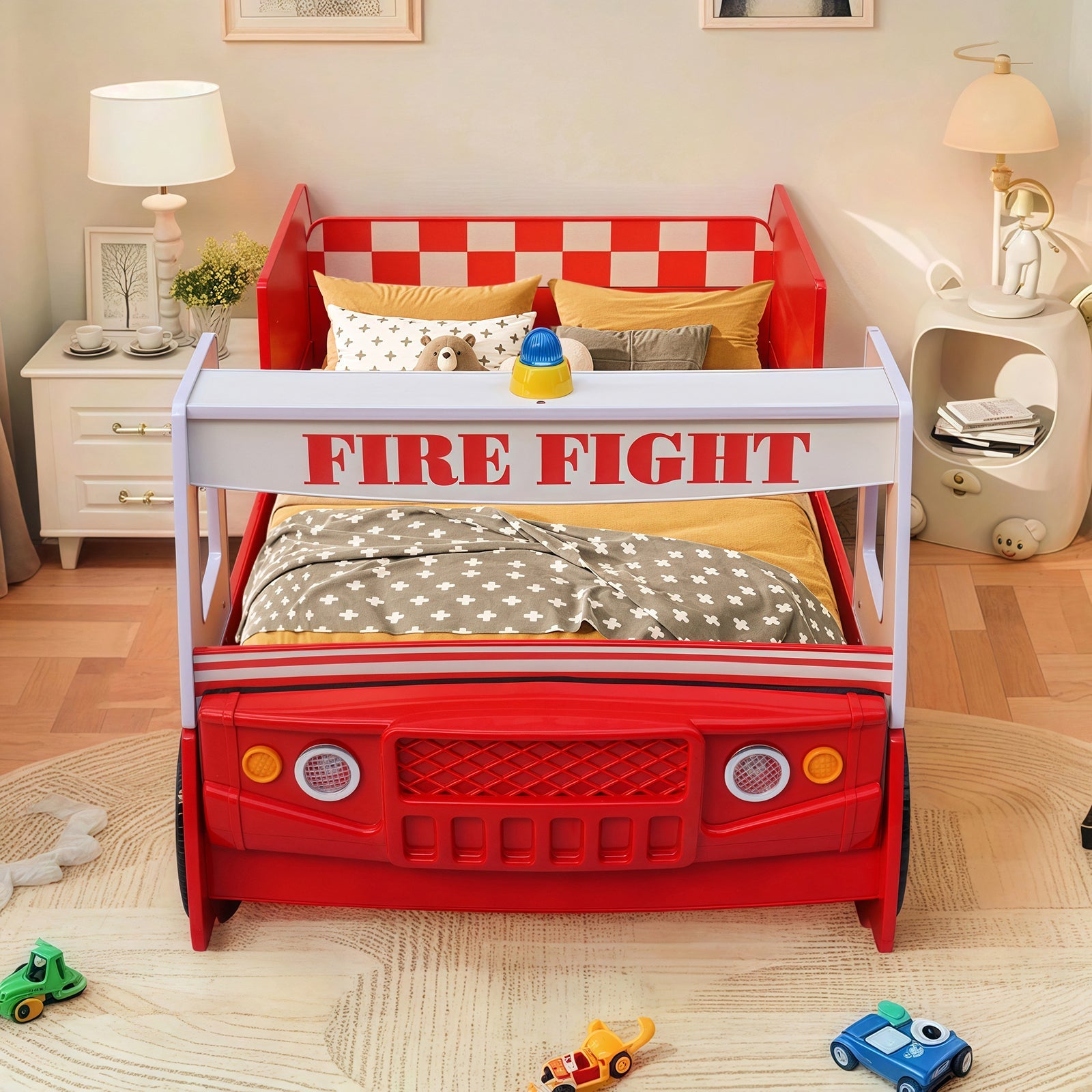 Little Heroes Fire Truck Bed