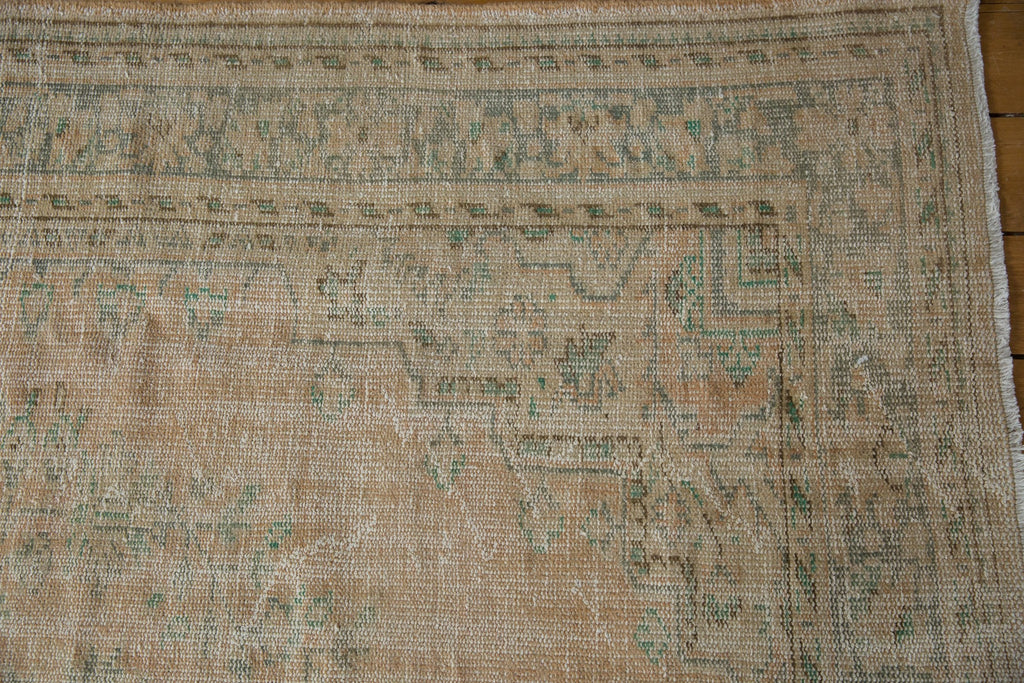 6x9.5 Vintage Distressed Oushak Carpet