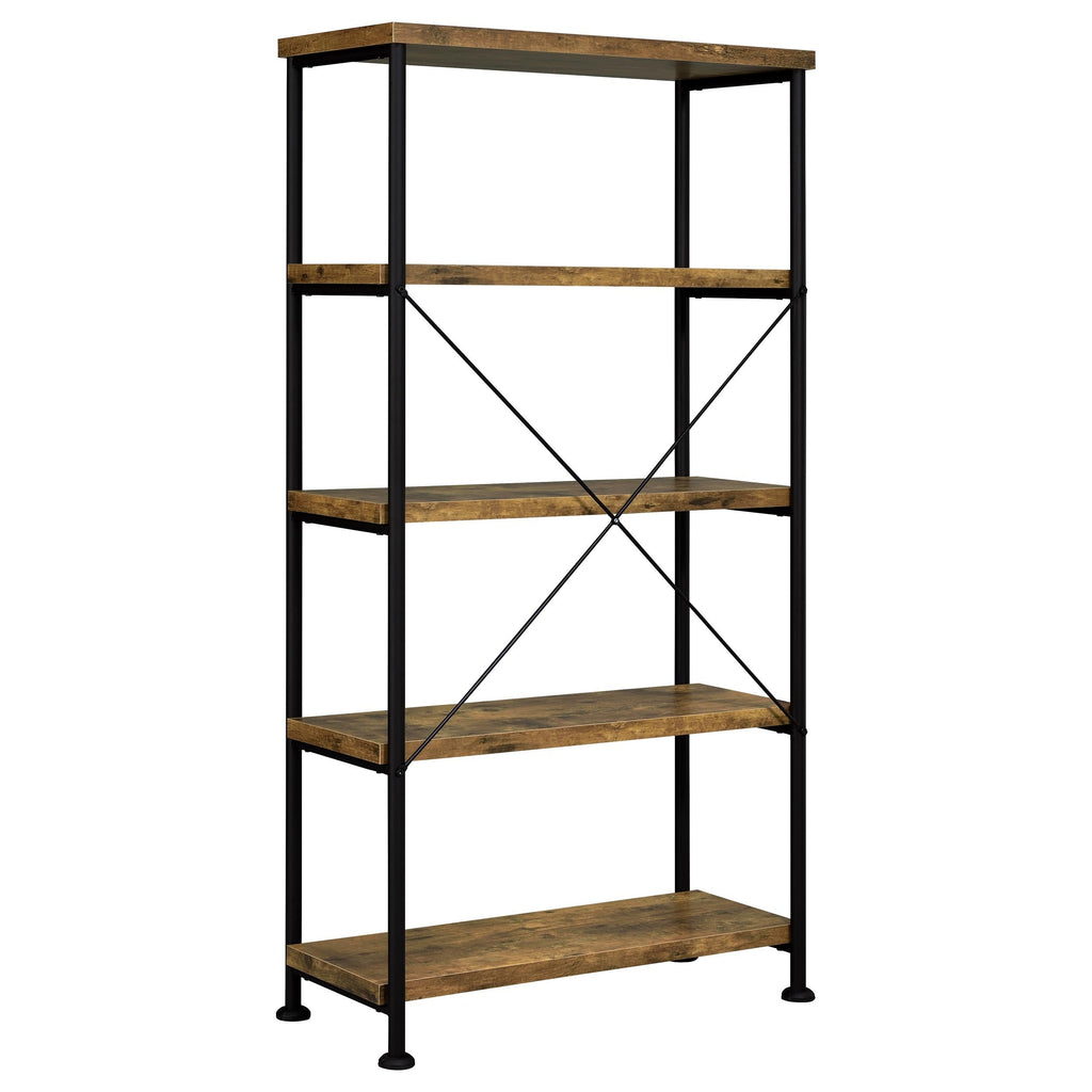 Avon Rustic Nutmeg 2-piece Computer Desk and Bookcase