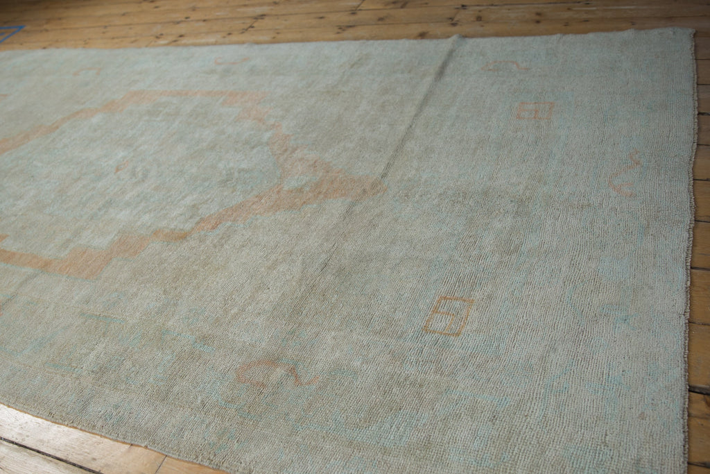 5x9.5 Vintage Distressed Oushak Carpet