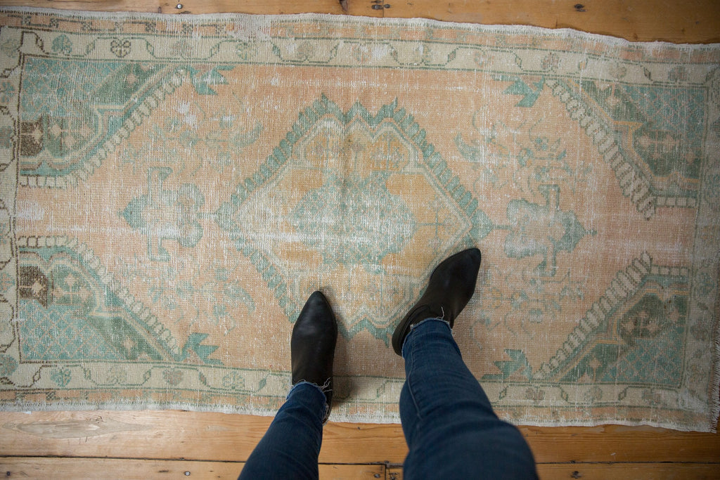3x5.5 Vintage Distressed Oushak Rug