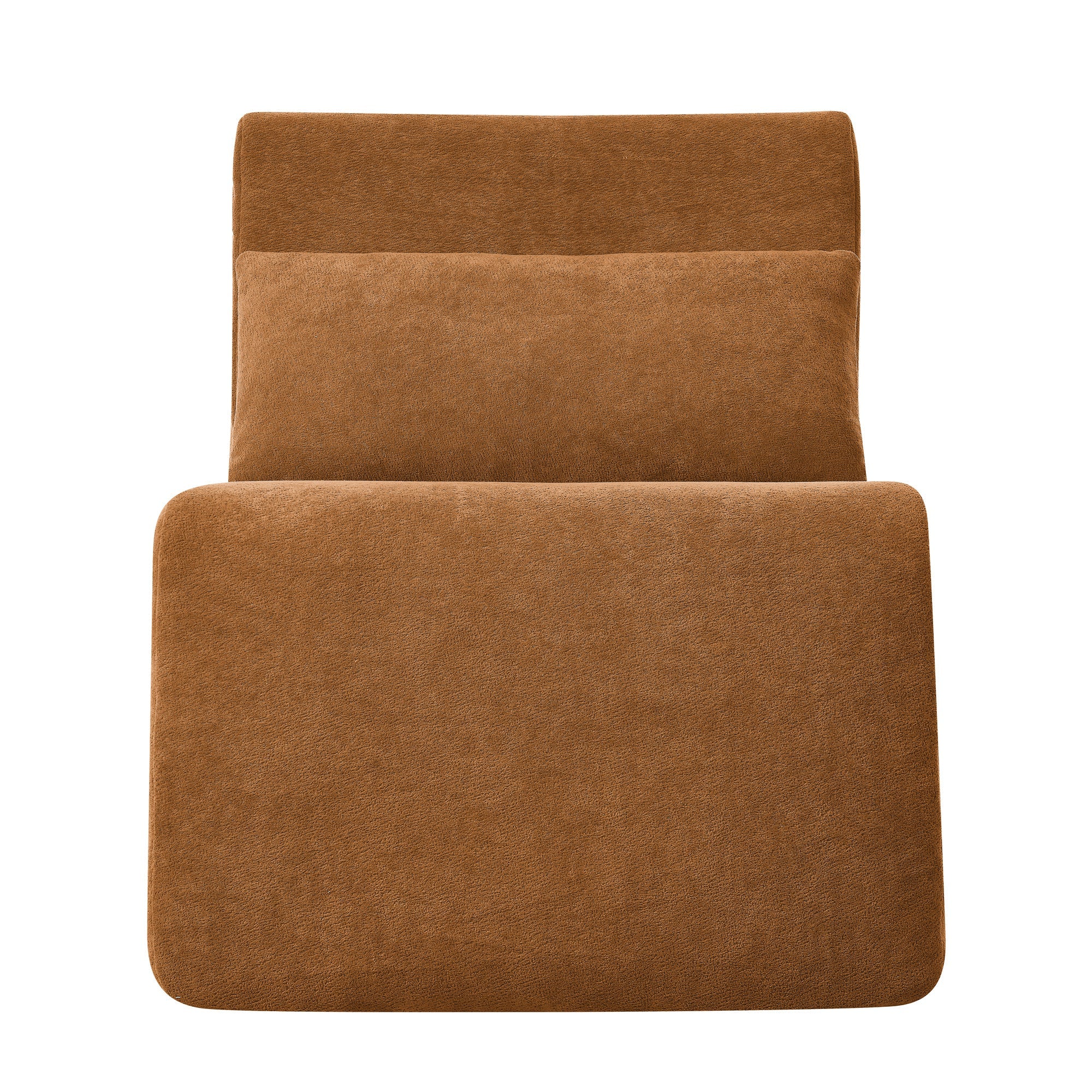 Bean Bag Chair, Lazy Floor Sofa Couch for Adults and Kids, Fireside Chair with Ergonomic Design, Memory Foam Lounge Chair for Living Room Bedroom, Office, Orange