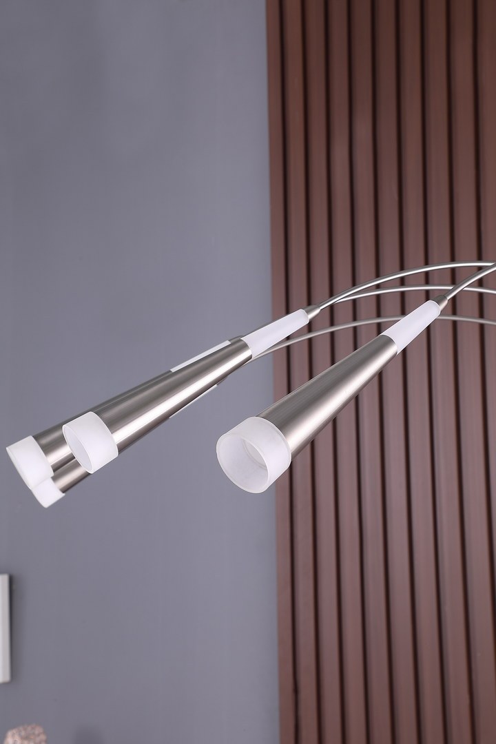 72' Kiery 4 Arm Aluminum Led Arc Floor Lamp