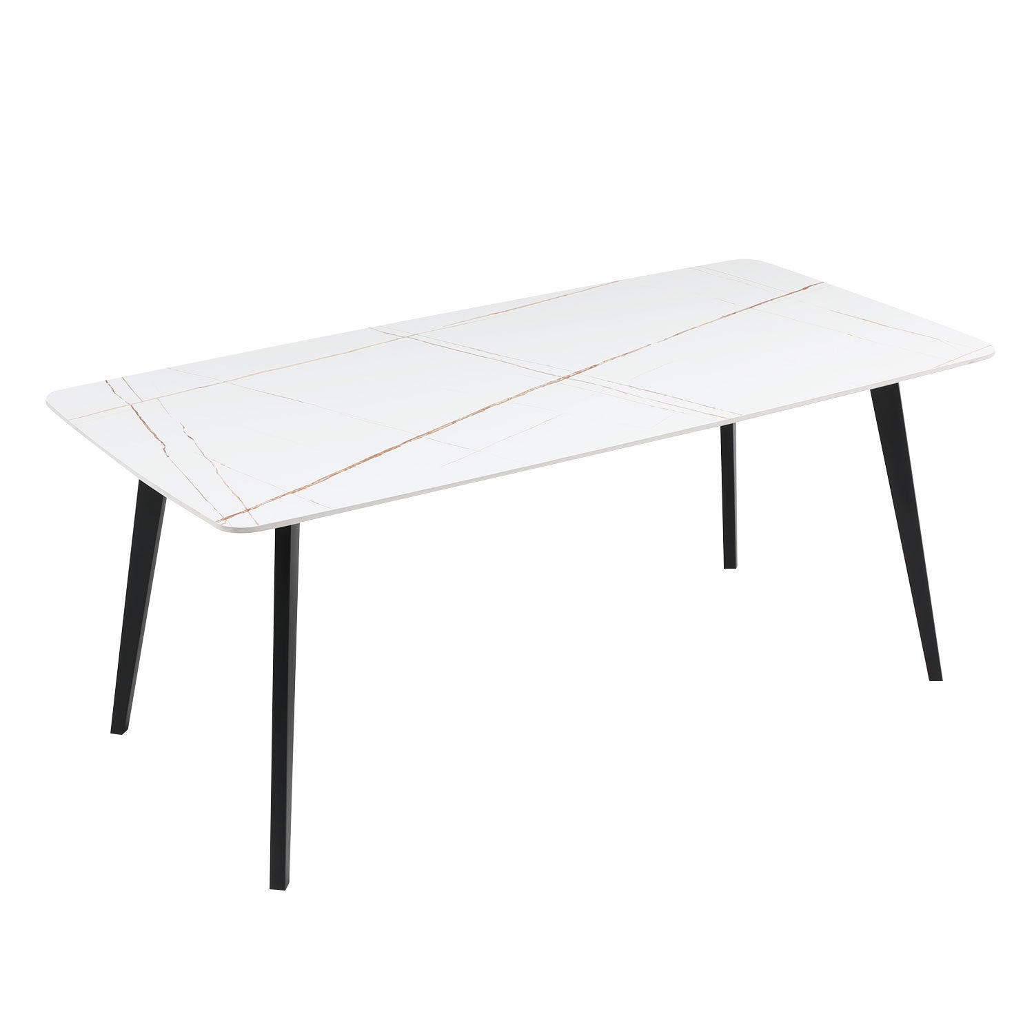 J3710 Porcelain Dining Table White 70'
