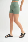 MONO B Venice Cloud Light Contour Biker Shorts