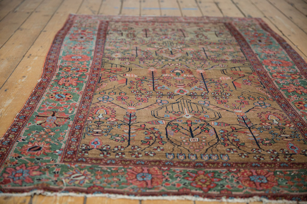 4x6.5 Antique Farahan Sarouk Rug