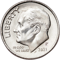 2021-P Roosevelt Dime MS60