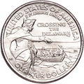2021-D General George Washington Crossing the Delaware Quarter