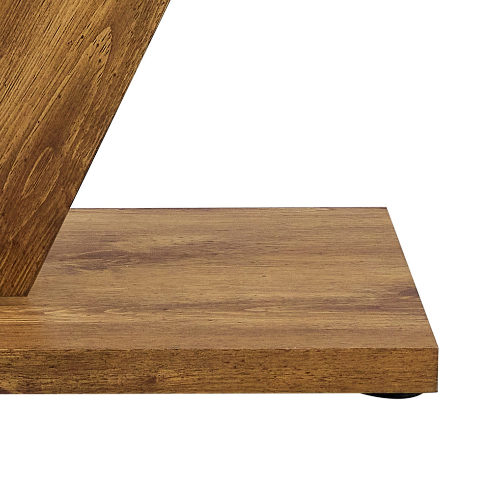 A modern minimalist style coffee table. Transparent tempered glass tabletop with wooden MDF columns. Suitable for living room and dining room.  CT-V