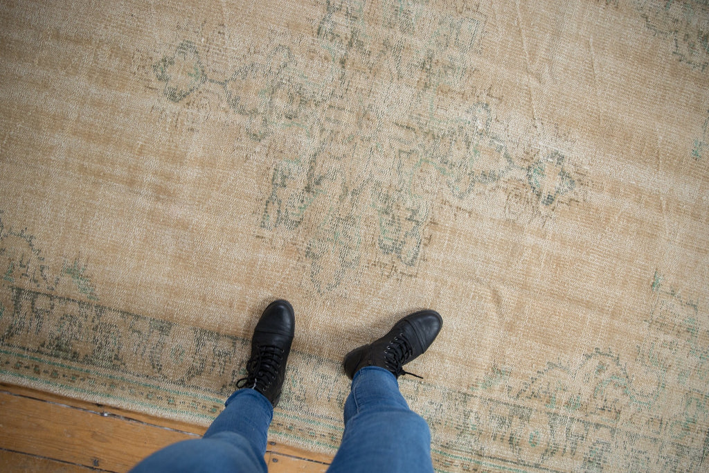 5.5x8.5 Vintage Distressed Oushak Carpet
