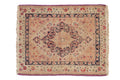 2x2.5 Antique Kerman Square Rug Mat
