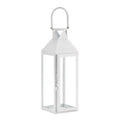 WHITE MANHATTAN CANDLE LANTERN