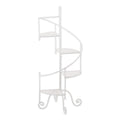 WHITE SPIRAL SHOWCASE PLANT STAND