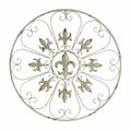 CIRCULAR FLEUR DE LIS WALL DECOR