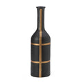 IBERIA BLACK AND GOLD VASE