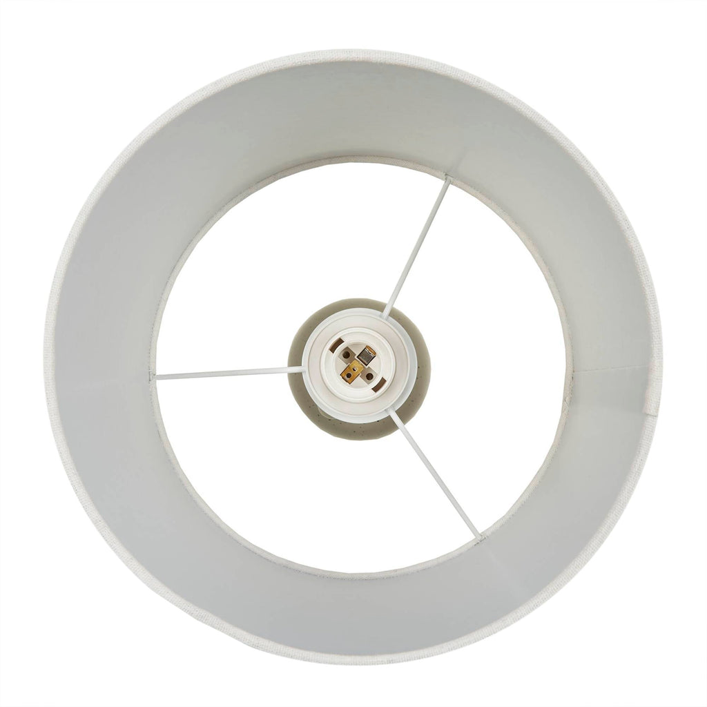 16' Ceramic Table Lamp Cream See below