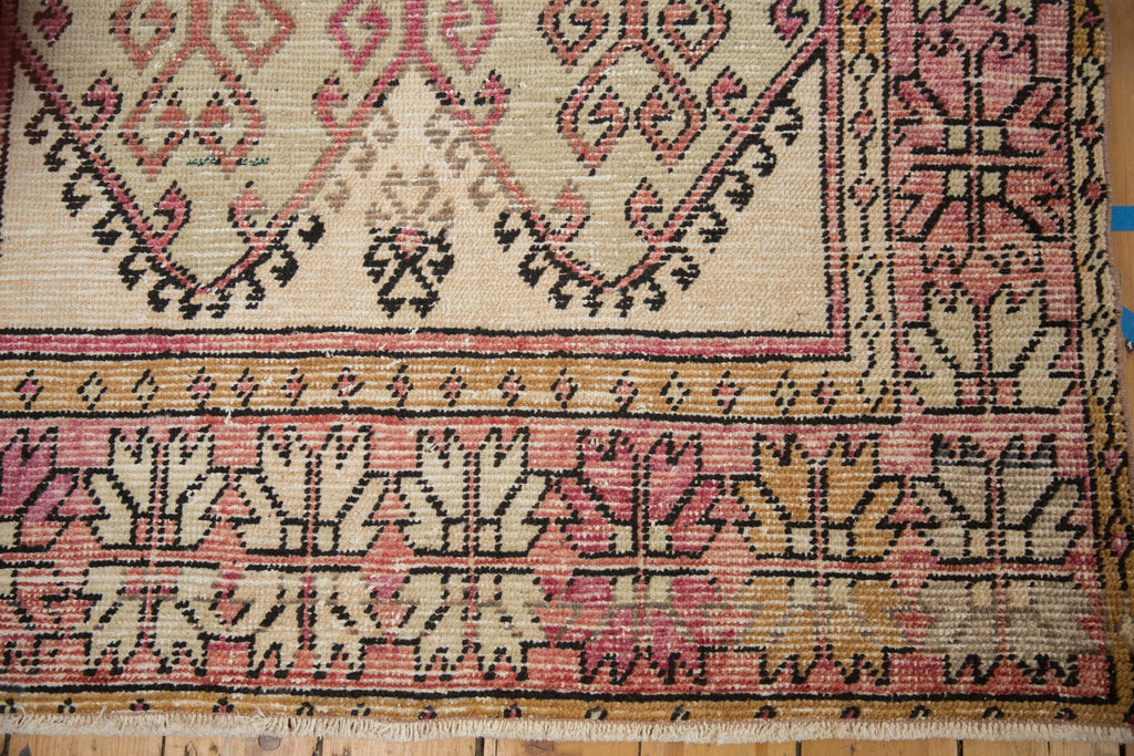 4.5x11.5 Vintage Distressed Oushak Rug Runner