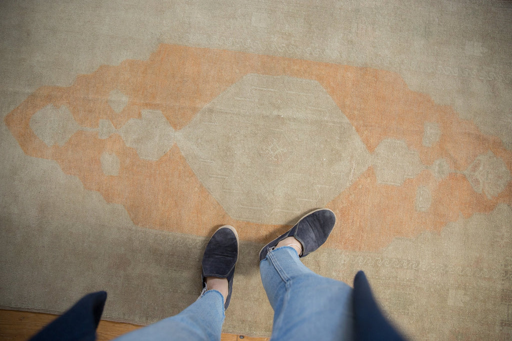 4x8.5 Vintage Distressed Oushak Rug Runner