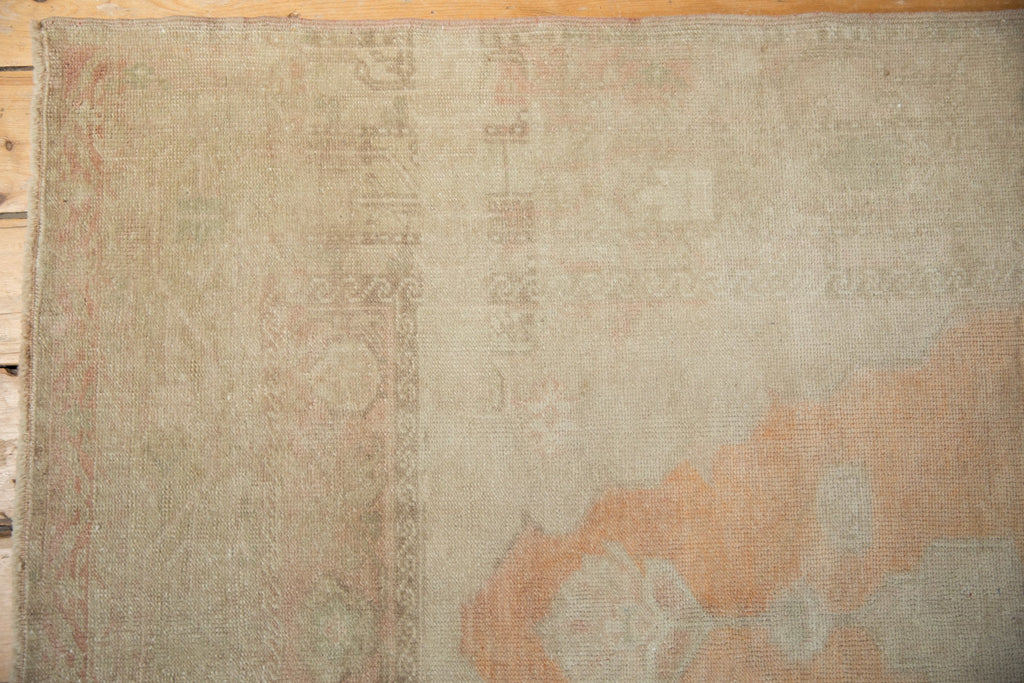 4x8.5 Vintage Distressed Oushak Rug Runner