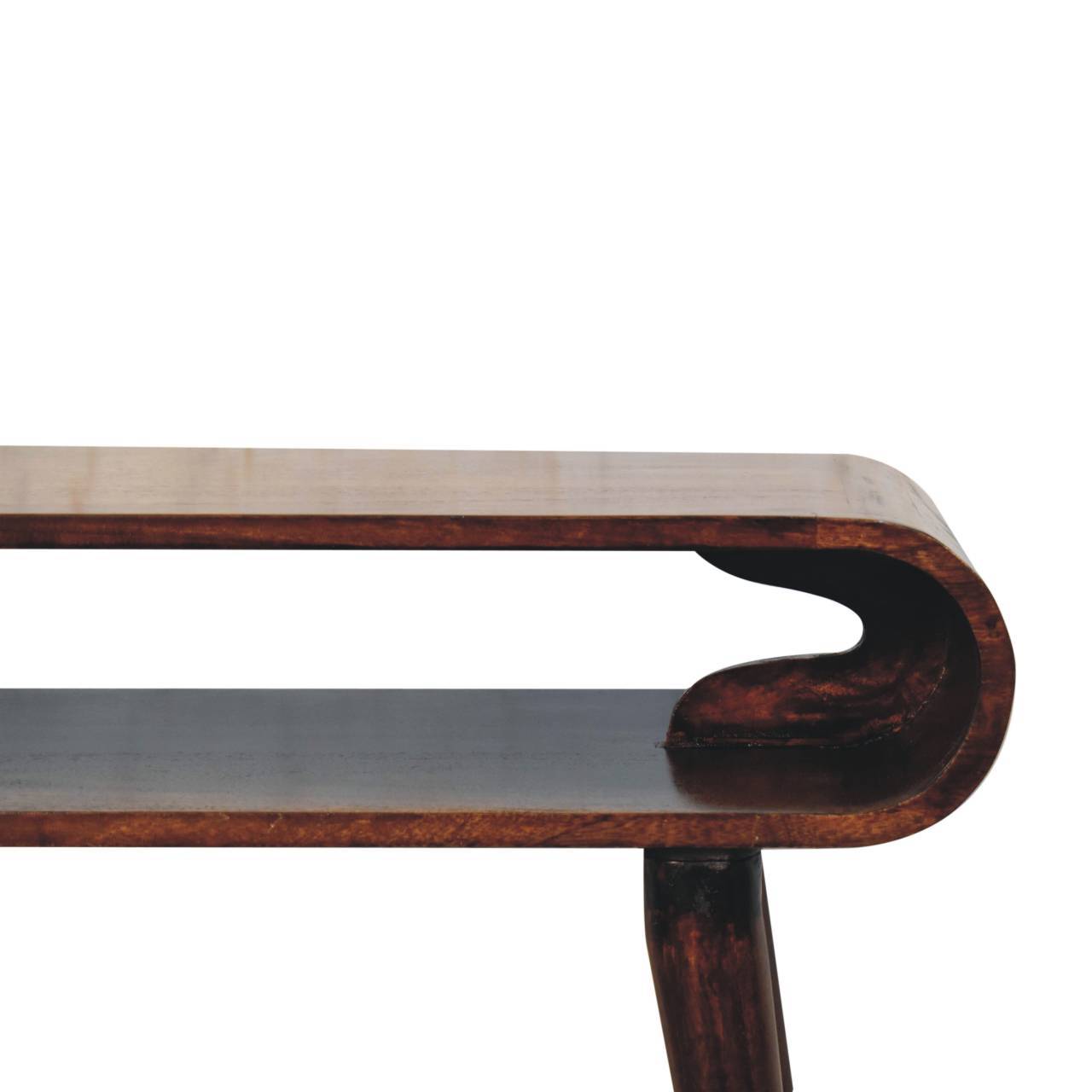 Solid Wood California Walnut Amaya Console Table