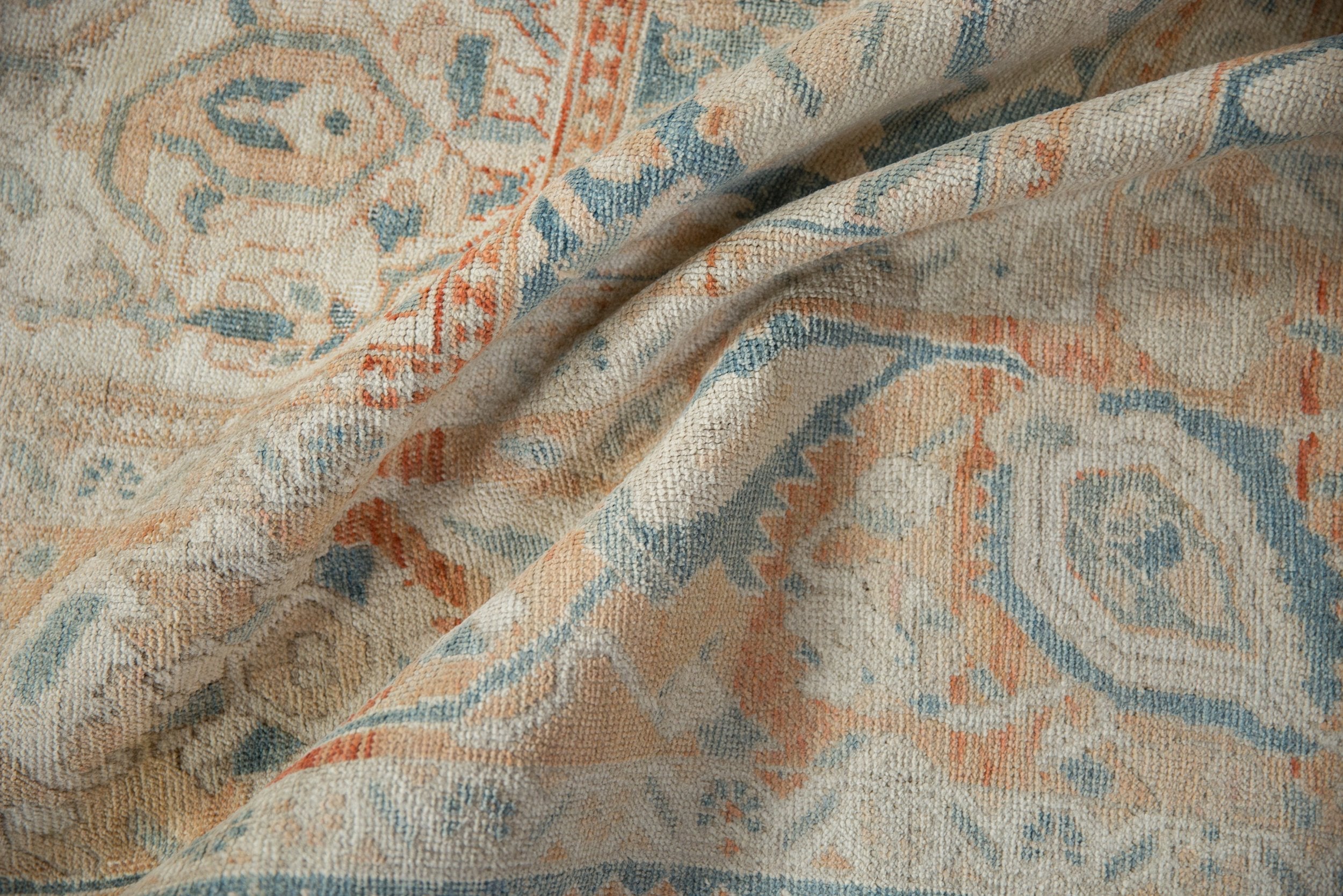 6.5x9.5 Vintage Distressed Turkish Bakhtiari Design Carpet