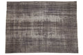 7.5x10.5 Vintage Distressed Overdyed Oushak Carpet