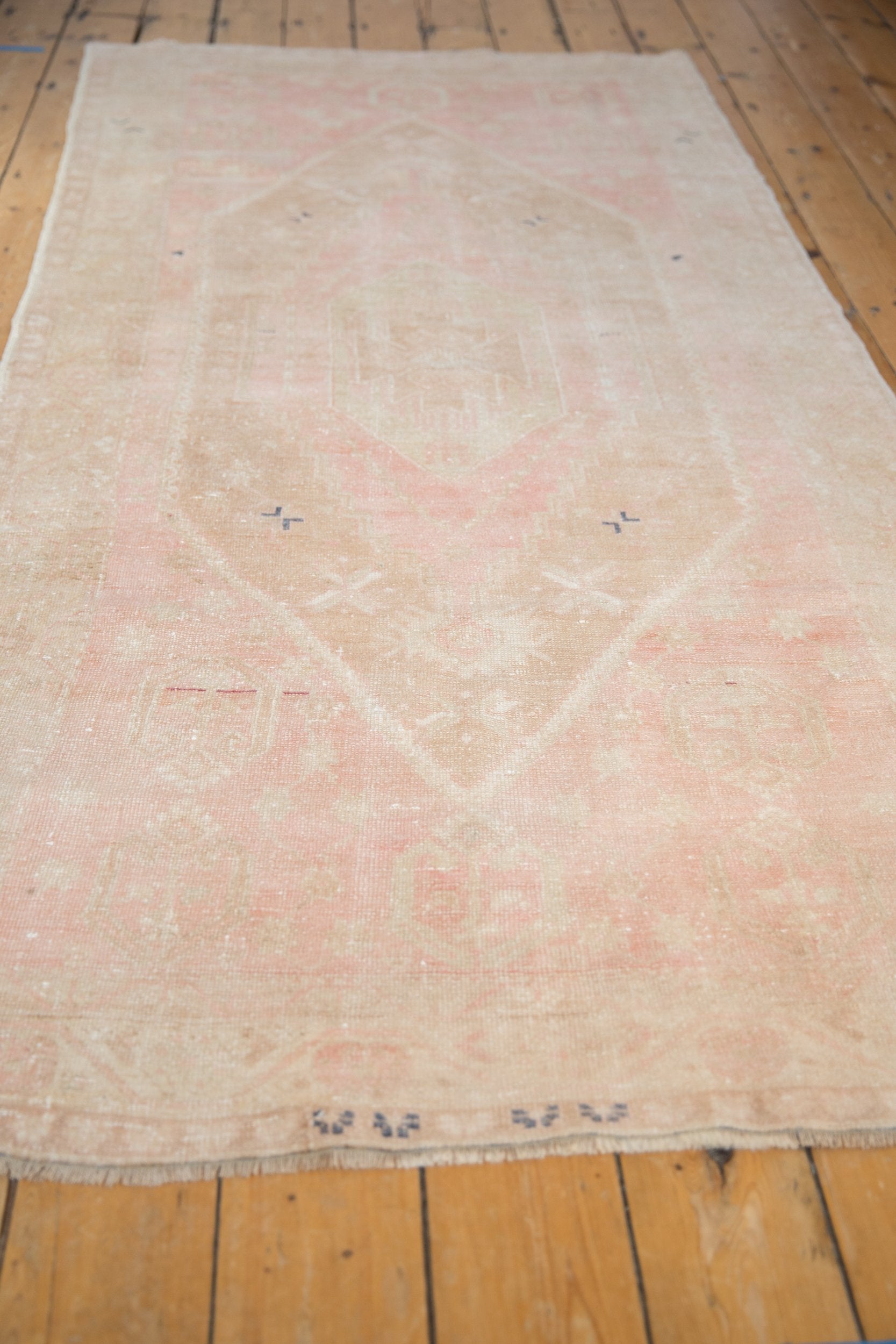 4x8 Vintage Distressed Oushak Rug Runner