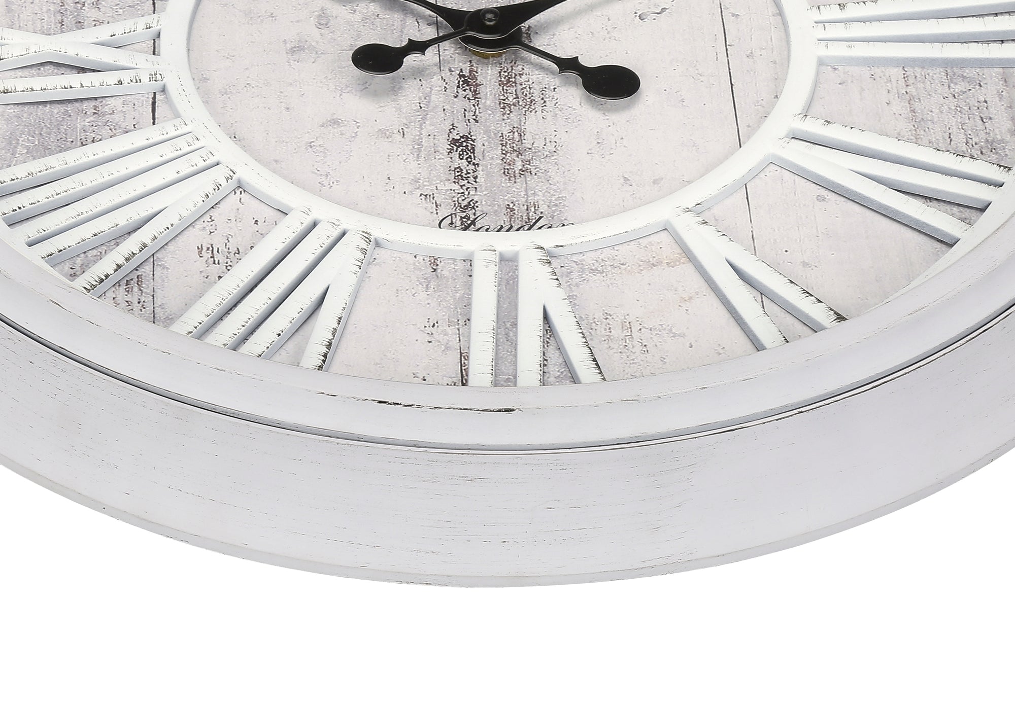 Clocks, 20' Round, Wall Clock, Grey, Transitional