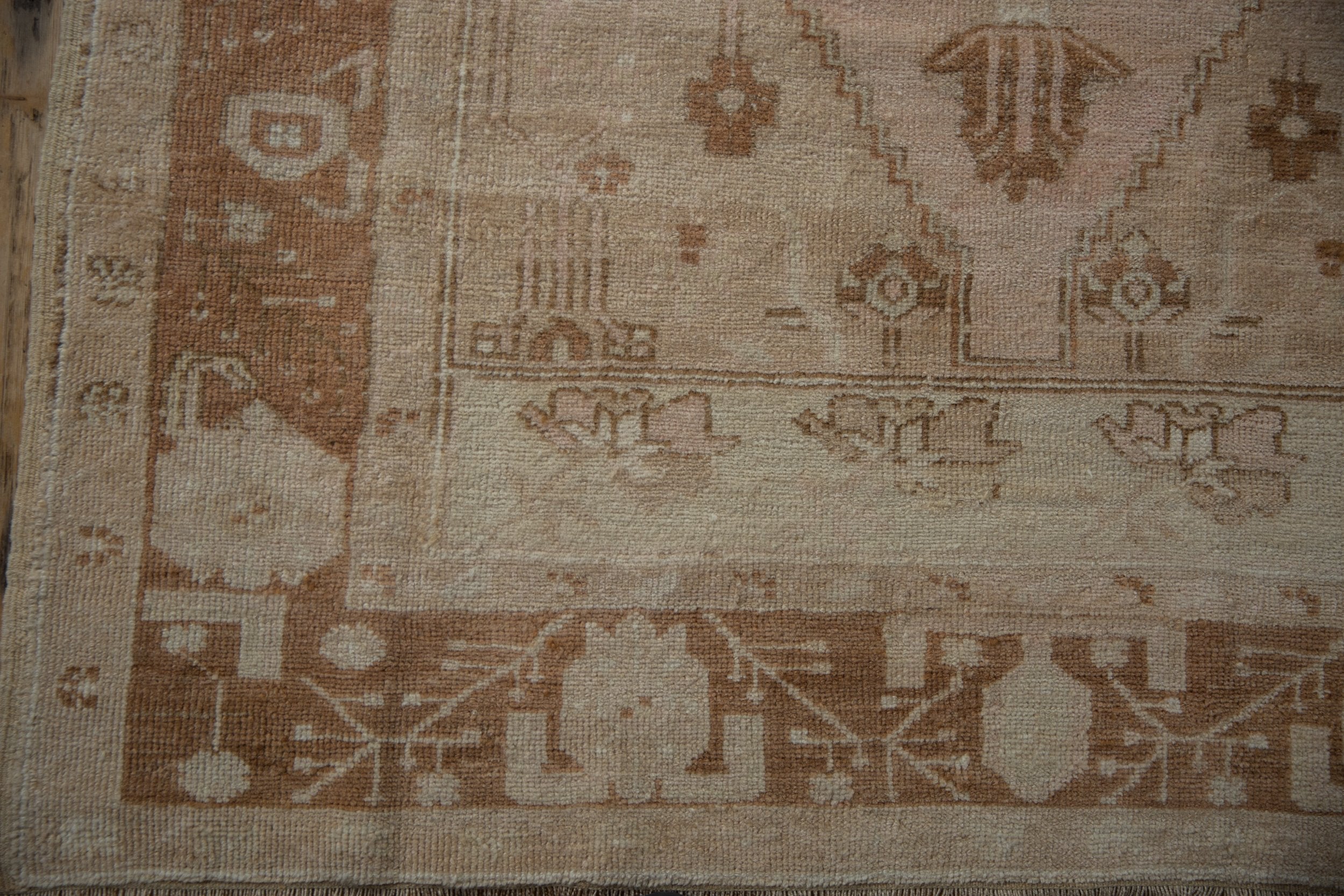 4.5x7.5 Vintage Distressed Oushak Rug