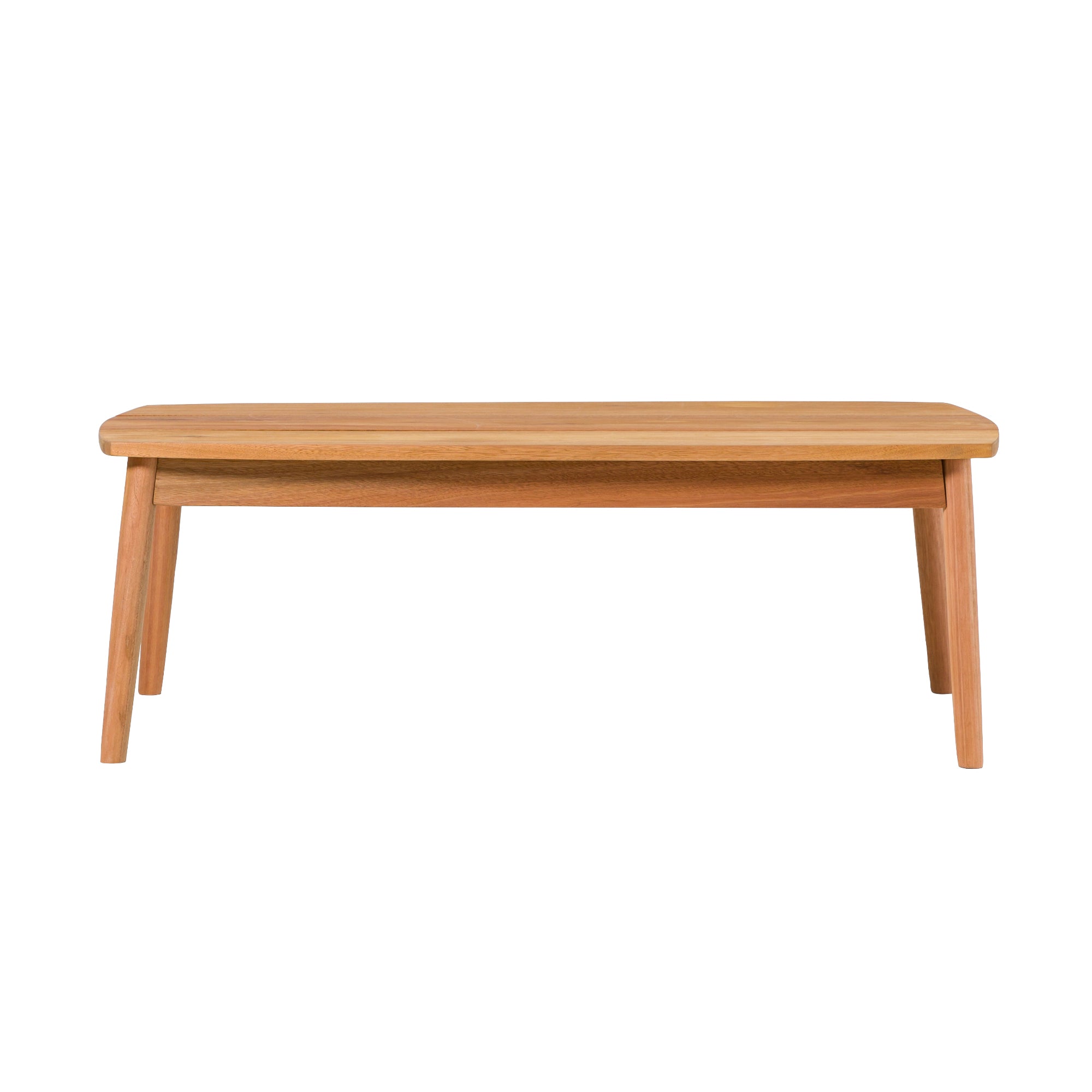 Contemporary Eucalyptus Wood Patio Coffee Table – Natural
